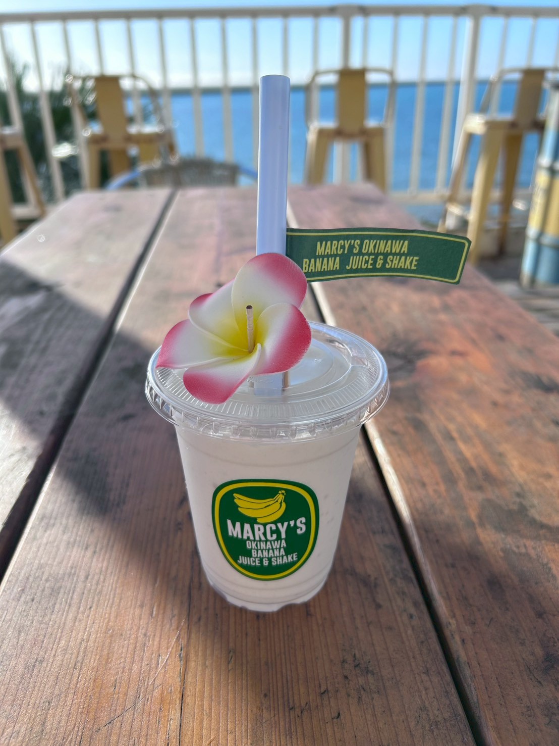 MARCY’S OKINAWAで撮影した島バナナジュース